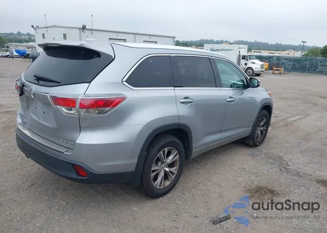 2015 Toyota Highlander Xle V6 из США, поврежденный, VIN 5TDJKRFH3FS190110